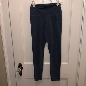 ColorfulKoala high waisted 7/8 length teal leggings